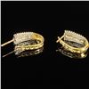 Image 2 : 3.9 DWT 10 KT Gold w/ Diamond Earrings