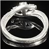 Image 2 : 1.9 DWT 10 KT Wht Gold w/ Diamond Ring Sz:6