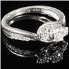 Image 3 : 1.9 DWT 10 KT Wht Gold w/ Diamond Ring Sz:6