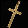 Image 2 : 0.8 DWT 10 KT Gold Cross Pendant w/ Diamond