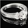Image 3 : 1.8 DWT 10 KT Wht Gold w/ Diamond Ring Sz:5.5