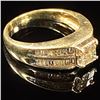 Image 3 : 2.6 DWT 10 KT Gold w/ Diamond Ring Sz: 7.5
