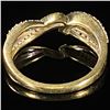 Image 2 : 1.8 DWT 10 KT Gold w/ Diamond Ring Sz: 6.5