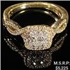 Image 1 : 2.7 DWT 10 KT Gold w/ Diamond Ring Sz: 6.5