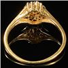 Image 2 : 1.1 DWT 10 KT Gold w/ Diamonds Ring Sz: 7