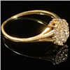 Image 3 : 1.1 DWT 10 KT Gold w/ Diamonds Ring Sz: 7