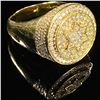 Image 3 : 9.8 DWT 10 KT Gold w/ Diamond Ring Sz: 12