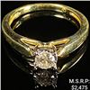 Image 1 : 1.6 DWT 10 KT Gold w/ Diamond Ring Sz: 7