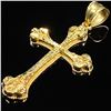 Image 3 : 1.2 DWT 10 KT Gold Cross Pendant