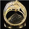 Image 2 : 3.5 DWT 10 KT Gold w/ Diamond Ring Sz: 7