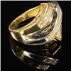 Image 3 : 3.5 DWT 10 KT Gold w/ Diamond Ring Sz: 7