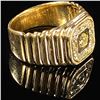 Image 3 : 5.6 DWT 14 KT Gold w/ Diamonds Ring Sz: 7.5