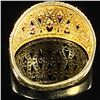 Image 2 : 2.4 DWT 14 KT Gold w/ Diamonds & Gems Ring Sz: 8