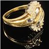 Image 3 : 2.8 DWT 10 KT Gold w/ Diamonds Ring Sz: 7
