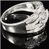 Image 3 : 2.5 DWT 10 KT Wht Gold w/ Diamond Ring Sz:8.5