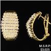 Image 1 : 5.1 DWT 10 KT Gold w/ Diamonds Earrings