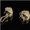 Image 4 : 5.1 DWT 10 KT Gold w/ Diamonds Earrings