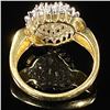 Image 2 : 2.3 DWT 10 KT Gold Heart Diamonds Ring Sz: 7