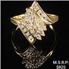 Image 1 : 1.8 DWT 10 KT Gold w/ Diamonds Ring Sz: 7