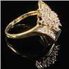 Image 3 : 1.8 DWT 10 KT Gold w/ Diamonds Ring Sz: 7