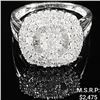 Image 1 : 2.7 DWT 10 KT Wht Gold w/ Diamonds Ring Sz: 7