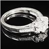 Image 3 : 2.6 DWT 14 KT Wht Gold w/ Diamond Ring Sz:6.5