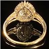 Image 3 : 2 DWT 10 KT Gold w/ Diamonds Ring Sz: 9.5