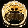 Image 2 : 3 DWT 10 KT Gold w/ Diamonds Ring Sz: 6