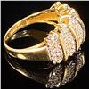Image 3 : 3 DWT 10 KT Gold w/ Diamonds Ring Sz: 6