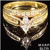 Image 1 : 4 DWT 14 KT Gold w/ Diamond Ring Sz: 6.5