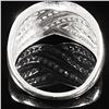 Image 2 : 2.4 DWT 10 KT Wht Gold w/ Diamond Ring Sz:7