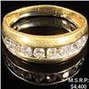 Image 1 : 3.5 DWT 14 KT Gold w/ Diamond Ring Sz:11.5