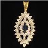 Image 2 : 2.3 DWT 14 KT Gold Pendant w/ Diamond &