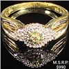 Image 1 : 2 DWT 10 KT Gold w/ Diamond & Gems Ring Sz:7