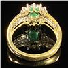 Image 2 : 2.3 DWT 14 KT Gold w/ Diamond & Gem Ring Sz:7
