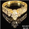 Image 1 : 1.9 DWT 14 KT Gold w/ Diamond Ring Sz: 4.5