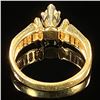 Image 2 : 1.9 DWT 14 KT Gold w/ Diamond Ring Sz: 4.5