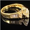 Image 3 : 1.9 DWT 14 KT Gold w/ Diamond Ring Sz: 4.5