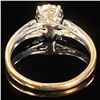 Image 2 : 1.8 DWT 10 KT Wht Gold w/ Diamonds Ring Sz: 8