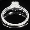 Image 2 : 1.6 DWT 10 KT Wht Gold w/ Diamond Ring Sz:6.5