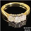 Image 1 : 1.4 DWT 10 KT Gold w/ Diamonds Ring Sz: 8.5