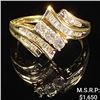 Image 1 : 1.9 DWT 10 KT Gold w/ Diamond Ring Sz: 7
