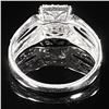Image 2 : 1.8 DWT 10 KT Wht Gold w/ Diamond Ring Sz:7