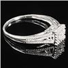 Image 3 : 1.2 DWT 10 KT Wht Gold w/ Diamond Ring Sz:7