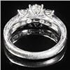 Image 2 : 3.2 DWT 10 KT Wht Gold w/ Diamond Ring Sz:7