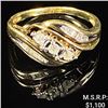 Image 1 : 1.7 DWT 10 KT Gold w/ Diamond Ring Sz: 8.5