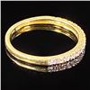 Image 3 : 0.9 DWT 14 KT Gold w/ Diamond Ring Sz: 7