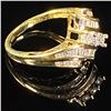 Image 3 : 1.7 DWT 10 KT Gold w/ Diamond Ring Sz: 5.5
