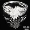 Image 1 : 1.8 DWT 10 KT Wht Gold w/ Diamonds Ring Sz: 7