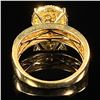 Image 2 : 2.7 DWT 10 KT Gold w/ Diamond Ring Sz: 7